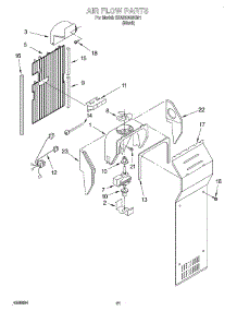 12 - Air Flow, Optional parts for Whirlpool Refrigerator 3XARG488G01 from AppliancePartsPros.com