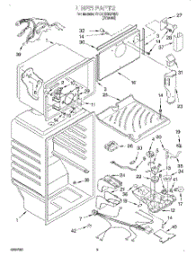 03 - Liner parts for Whirlpool Refrigerator 4YET18GKFN00 from AppliancePartsPros.com