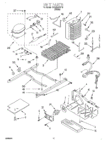 07 - Unit parts for Whirlpool Refrigerator 3XARG478F01 from AppliancePartsPros.com