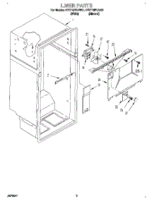 02 - Liner parts for Whirlpool Refrigerator 4YET18PKAN01 from AppliancePartsPros.com