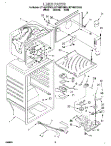 03 - Liner parts for Whirlpool Refrigerator 3ET16NKXDW00 from AppliancePartsPros.com