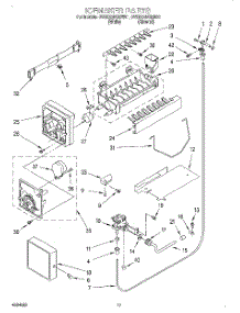 11 - Icemaker parts for Whirlpool Refrigerator 3VED23DQEN01 from AppliancePartsPros.com