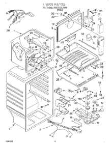 02 - Liner parts for Whirlpool Refrigerator 3VET21DKDW03 from AppliancePartsPros.com