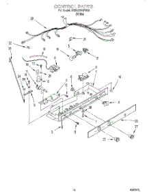 11 - Control parts for Whirlpool Refrigerator 3VED27DQFW00 from AppliancePartsPros.com