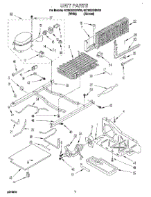 06 - Unit parts for Whirlpool Refrigerator 4ET20ZKXBN00 from AppliancePartsPros.com