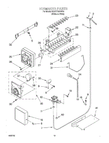 11 - Icemaker parts for Whirlpool Refrigerator 3KART730GW00 from AppliancePartsPros.com