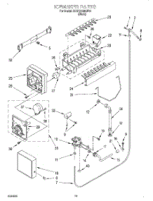 11 - Icemaker parts for Whirlpool Refrigerator 3XARG488GF00 from AppliancePartsPros.com