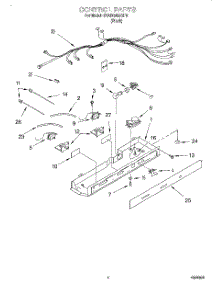 03 - Control parts for Whirlpool Refrigerator 3XARG488GF01 from AppliancePartsPros.com