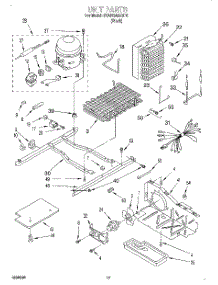 10 - Unit parts for Whirlpool Refrigerator 3XARG488GF01 from AppliancePartsPros.com