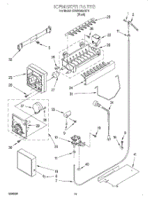 11 - Icemaker parts for Whirlpool Refrigerator 3XARG488GF01 from AppliancePartsPros.com