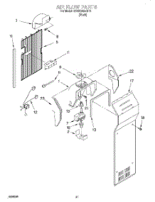 12 - Air Flow, Optional parts for Whirlpool Refrigerator 3XARG488GF01 from AppliancePartsPros.com
