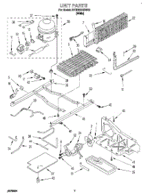 05 - Unit parts for Whirlpool Refrigerator 3VET23DKBW00 from AppliancePartsPros.com