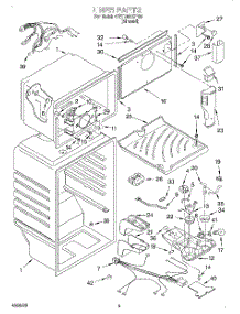 03 - Liner parts for Whirlpool Refrigerator 4YET18GKFN01 from AppliancePartsPros.com