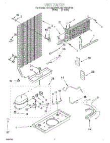 04 - Unit parts for Whirlpool Refrigerator 4ET14GKXFW00 from AppliancePartsPros.com