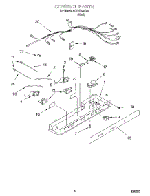 03 - Control parts for Whirlpool Refrigerator 3XARG488G00 from AppliancePartsPros.com