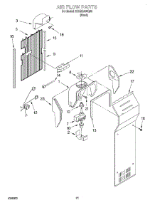 12 - Air Flow, Optional parts for Whirlpool Refrigerator 3XARG488G00 from AppliancePartsPros.com