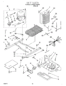 09 - Unit parts for Whirlpool Refrigerator 4YED22PWDN02 from AppliancePartsPros.com