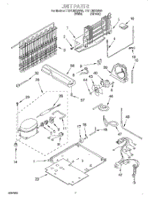 04 - Unit parts for Whirlpool Refrigerator ET21UMXGW00 from AppliancePartsPros.com