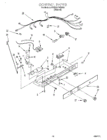 11 - Control parts for Whirlpool Refrigerator 4YED22PWDN02 from AppliancePartsPros.com