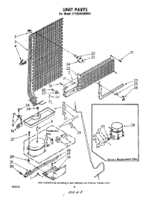 07 - Unit Parts parts for Whirlpool Refrigerator ET18CKXMWR1 from AppliancePartsPros.com