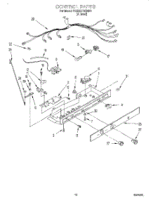 11 - Control parts for Whirlpool Refrigerator 4YED22PWDN01 from AppliancePartsPros.com