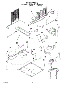 04 - Unit parts for Whirlpool Refrigerator ET8MTKXKQ01 from AppliancePartsPros.com