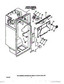 03 - Liner parts for Whirlpool Refrigerator ET22RKXYW00 from AppliancePartsPros.com
