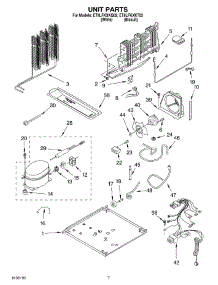 04 - Unit parts for Whirlpool Refrigerator ET8LFKXKQ02 from AppliancePartsPros.com