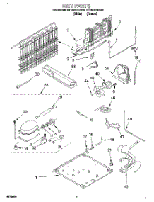04 - Unit parts for Whirlpool Refrigerator ET18HPXDN00 from AppliancePartsPros.com