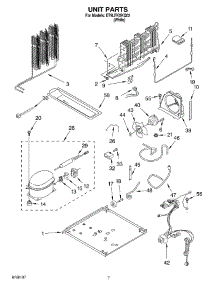 04 - Unit parts for Whirlpool Refrigerator ET9LFKXKQ02 from AppliancePartsPros.com