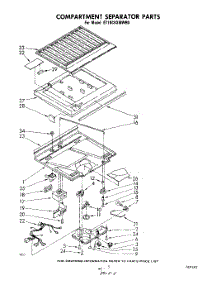 04 - Compartment Separator parts for Whirlpool Refrigerator ET18CKXMWR0 from AppliancePartsPros.com