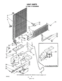 07 - Unit parts for Whirlpool Refrigerator ET18CKXMWR0 from AppliancePartsPros.com