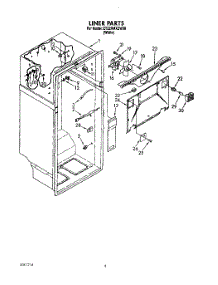 03 - Liner parts for Whirlpool Refrigerator ET22RMXZW00 from AppliancePartsPros.com