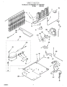 04 - Unit parts for Whirlpool Refrigerator ET18UMXGN00 from AppliancePartsPros.com