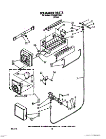 08 - Icemaker parts for Whirlpool Refrigerator ET22RMXYW00 from AppliancePartsPros.com