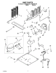 04 - Unit parts for Whirlpool Refrigerator ET8MTMXKQ02 from AppliancePartsPros.com
