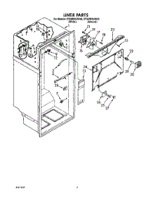 03 - Liner parts for Whirlpool Refrigerator ET22RKXZW00 from AppliancePartsPros.com