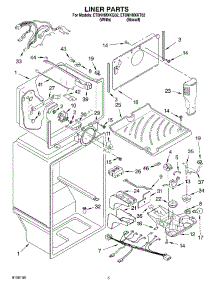 03 - Liner parts for Whirlpool Refrigerator ET8NHMXKQ02 from AppliancePartsPros.com