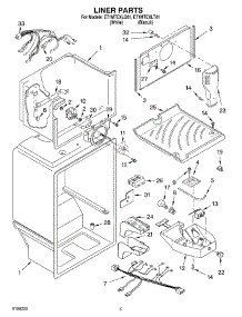 03 - Liner parts for Whirlpool Refrigerator ET1MTEXLT01 from AppliancePartsPros.com