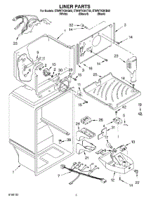 03 - Liner parts for Whirlpool Refrigerator ET8WTKXKT02 from AppliancePartsPros.com