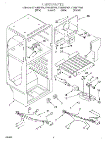 03 - Liner, Lit / Optional parts for Whirlpool Refrigerator ET14JMXFW02 from AppliancePartsPros.com