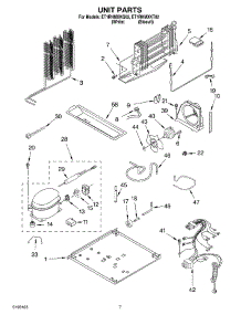 04 - Unit parts for Whirlpool Refrigerator ET1RHMXKQ02 from AppliancePartsPros.com