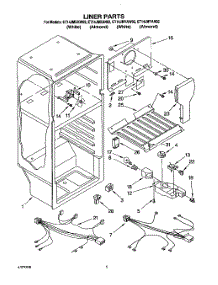 03 - Liner, Lit / Optional parts for Whirlpool Refrigerator ET14JMXAN02 from AppliancePartsPros.com