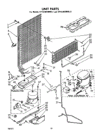 06 - Unit parts for Whirlpool Refrigerator ET14JMXMWR3 from AppliancePartsPros.com