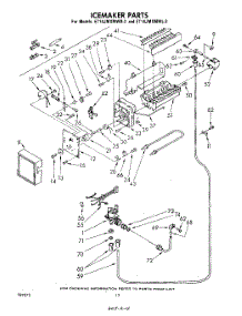 07 - Ice Maker parts for Whirlpool Refrigerator ET14JMXMWR3 from AppliancePartsPros.com