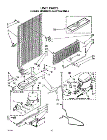 06 - Unit parts for Whirlpool Refrigerator ET14JMXMWR4 from AppliancePartsPros.com