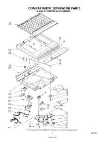 04 - Compartment Separator parts for Whirlpool Refrigerator ET14JMXSW03 from AppliancePartsPros.com