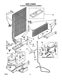 06 - Unit parts for Whirlpool Refrigerator ET14JMXMWR6 from AppliancePartsPros.com
