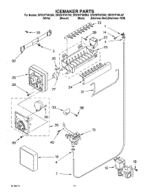 06 - Ice Maker parts for Whirlpool Refrigerator GR2SHTXKQ02 from AppliancePartsPros.com