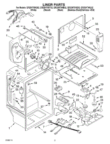 02 - Liner parts for Whirlpool Refrigerator GR2SHTXKS02 from AppliancePartsPros.com